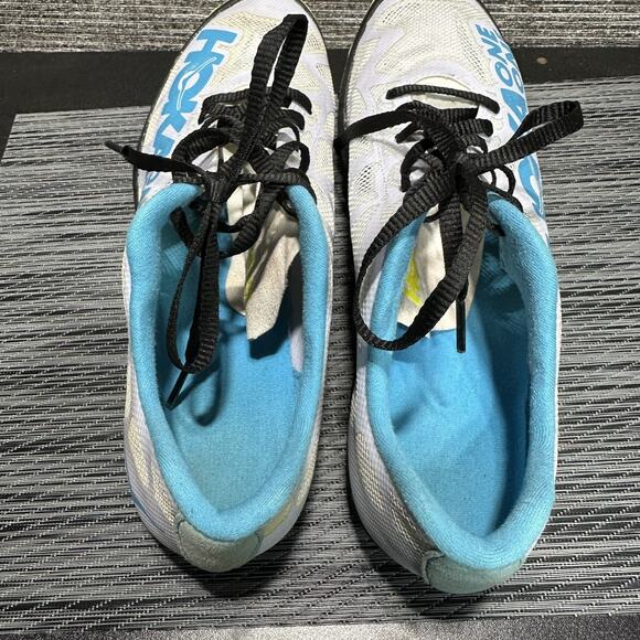 Hoka Cleats One One Rocket MD Athletic Track Running Shoes Spikes White Men\'s 9 main image 11